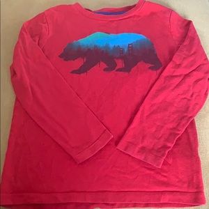Kids long sleeve bear shirt